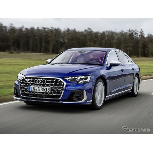 アウディは2月15日、改良新型『S8』（Audi S8）を欧州市場で発売した。ドイツ本国でのベース価格は、14万48...