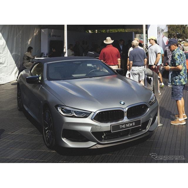 BMWは3月8日、改良新型『8シリーズ』（BMW 8 Series）を米国フロリダ州で開催された「2022アメリア島コンク...