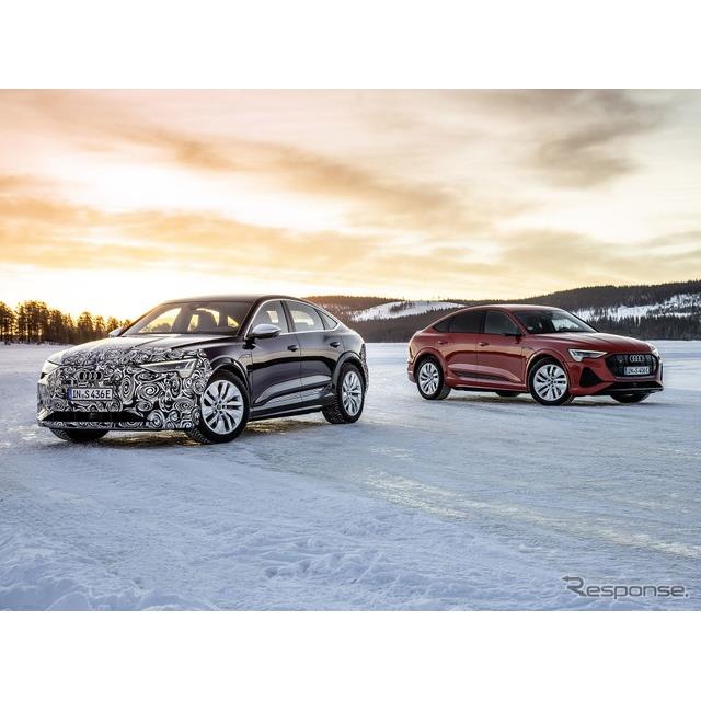 アウディは3月9日、現在開発を進めている改良新型『e-tron Sスポーツバック』（Audi e-tron S Sportback）...
