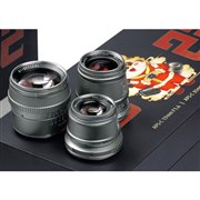 銘匠光学 TTArtisan レンズ3本セット(17mm f/1.4 C ASPH + 35mm f/1.4 C + 50mm f/1.2 C)チタニウム