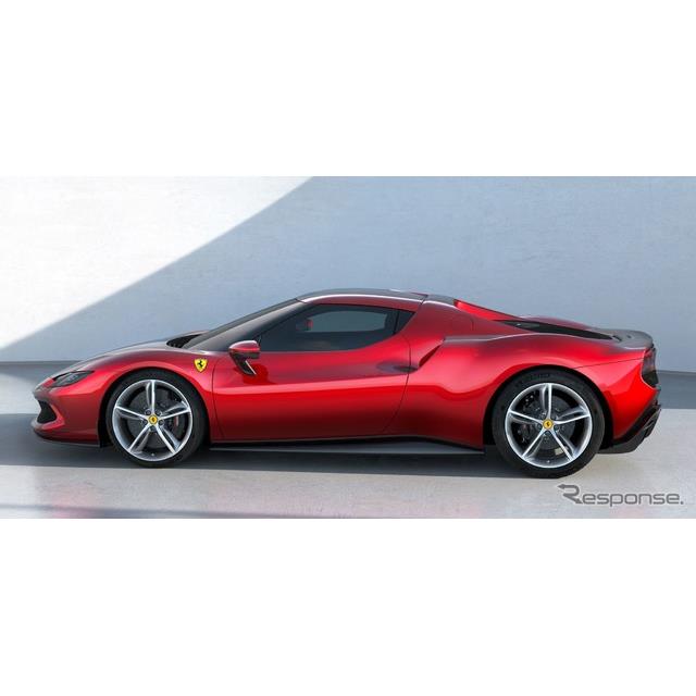 フェラーリ（Ferrari）は、新型車を4月19日に初公開すると発表した。同時に、新型車のティザー写真を配信し...