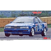 ハセガワ 1/24 AE101 カローラレビン JTC プラモデル 完成品 ハセガワ 1/24 バイヨ トムス カローラ レビン AE92 1989 JTC 20579