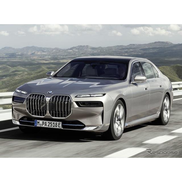 BMWは4月20日、新型EVの『i7』（BMW i7）を欧州で発表した。同時に発表された新型『7シリーズ』のEVバージ...