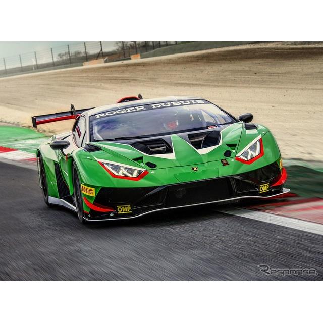 ランボルギーニは5月3日、新型レーシングカー『ウラカンGT3エボ2』（Lamborghini Huracan GT3 EVO2）を欧州...