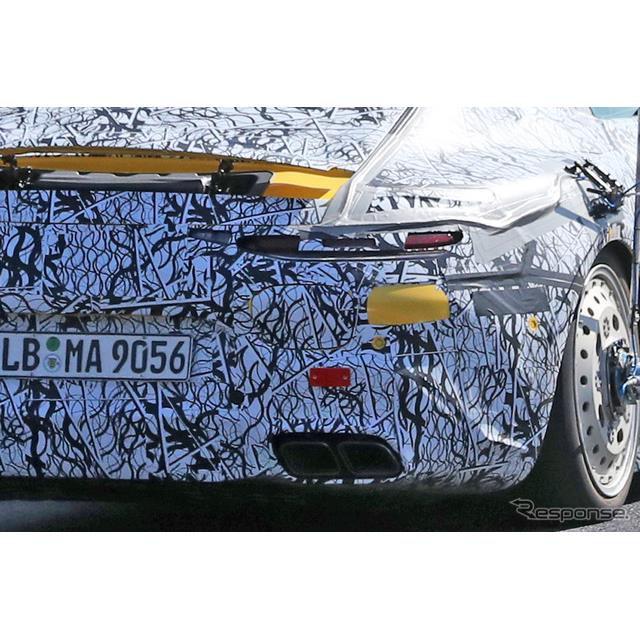 メルセデスベンツの高性能車を手掛けるメルセデスAMGは、現在『GTクーペ』次期型を開発中だ。次期型の目玉...
