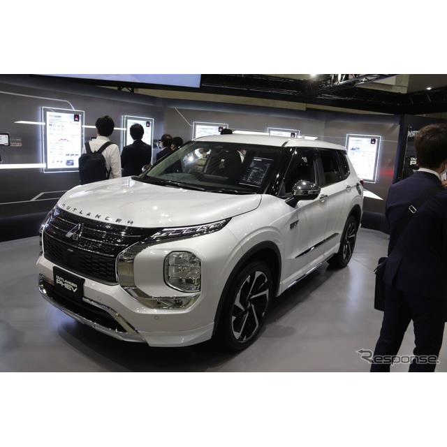 「人とくるまのテクノロジー展2022」に出展する三菱自動車は、新型『アウトランダーPHEV』に関する技術展示...