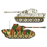 ハセガワ 1/72 タイガーI型&パンサーG型 ドイツ陸軍主力戦車