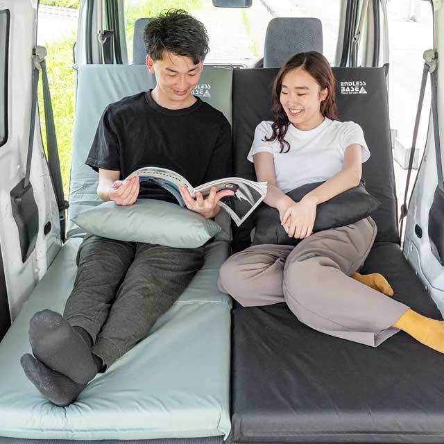 価格 Com 車中泊やテント泊に適した「3way車中泊マット」が発売、14段階リクライニング付き