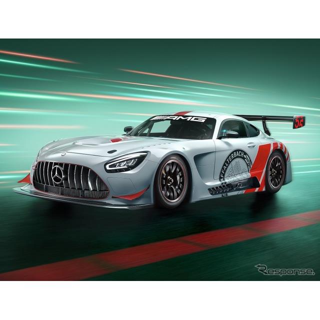 メルセデスベンツは8月23日、レーシングカーのメルセデスAMG『GT3』（Mercedes-AMG GT3）に、創業55周年記...