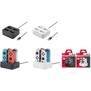�uCYBER�E�R���g���[���[�[�d�X�^���h 4�^�C�v�iSWITCH Joy-Con�p�j�v�i�J���[�F�u���b�N�A�z���C�g�j