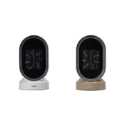 「首振り機能付 セラミックヒーター&ファン MO-WA004」(カラー:ホワイト、キャメル)