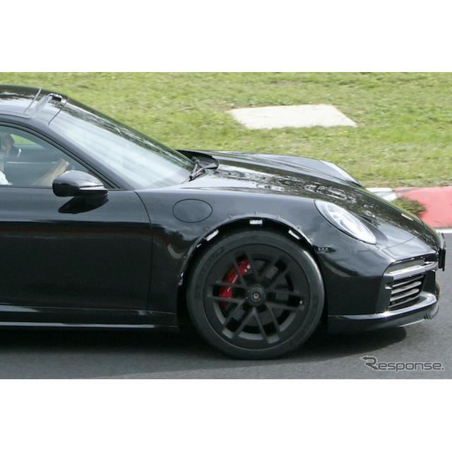 ポルシェ911ターボ　黒メタルカー　ペーパーウェイト新品 AUTOart 1/18 ポルシェ 911 （930） ターボ 「湾岸ミッドナイト