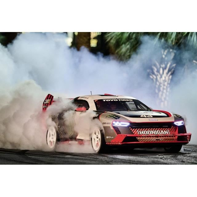 アウディの1台限りのEVスポーツ『S1 e-tron クワトロ・フーニトロン』（Audi S1 e-tron quattro Hoonitron...