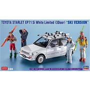 ハセガワ 1/24 トヨタ スターレット EP71 Si ホワイトリミテッド(3ドア
