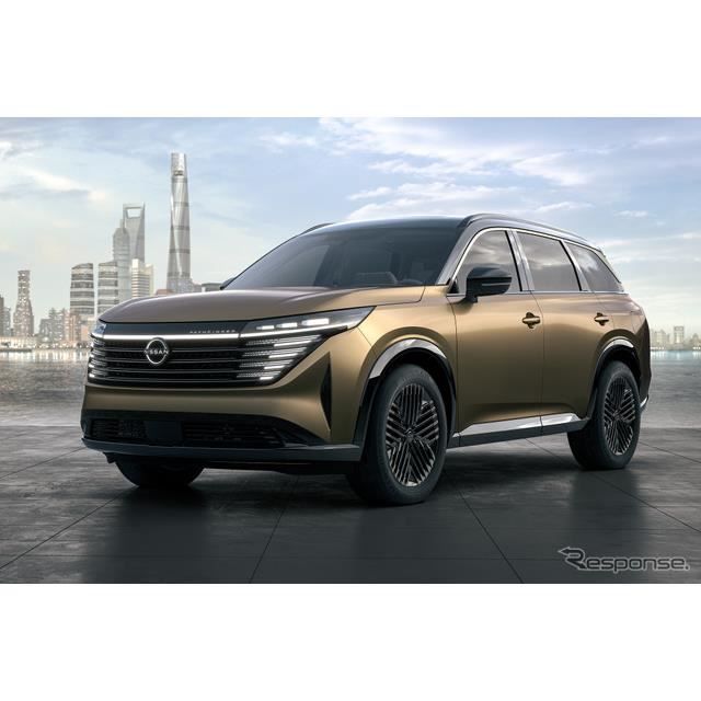 日産自動車は4月19日、上海モーターショー2023にて中国市場向けSUV『パスファインダー コンセプト』と『キ...