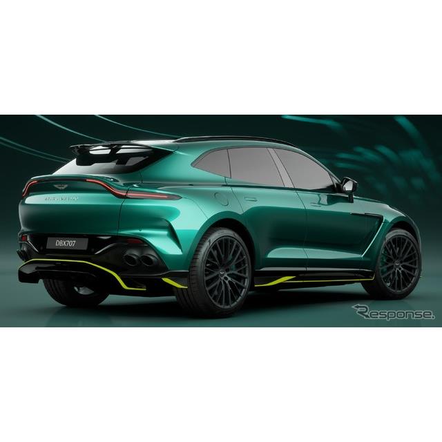 アストンマーティン（Aston Martin）は5月11日、高性能SUV『DBX707』に、欧州で「AMR23エディション」を設...