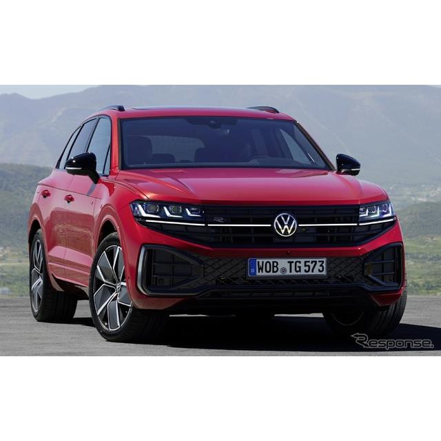 フォルクスワーゲンは5月24日、ブランド最上位の大型SUV『トゥアレグ』（Volkswagen Touareg）の改良新型に...