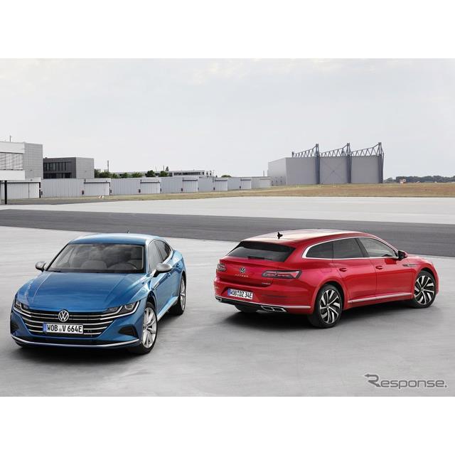 フォルクスワーゲンは6月14日、4ドアクーペ＆5ドアワゴン『アルテオン』（Volkswagen Arteon）の生産を近い...