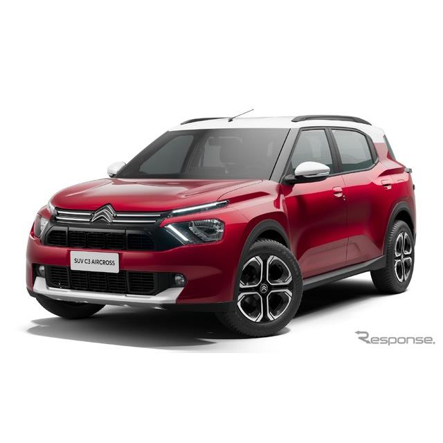 シトロエンは、BセグメントSUV『C3エアクロス』（Citroen C3 Aircross）の新型を、2023年後半からインドと...