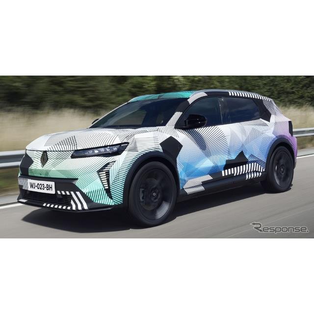 ルノー（Renault）は7月13日、Cセグメントに属する新型電動SUV『セニックE-TECHエレクトリック』を9月、ド...