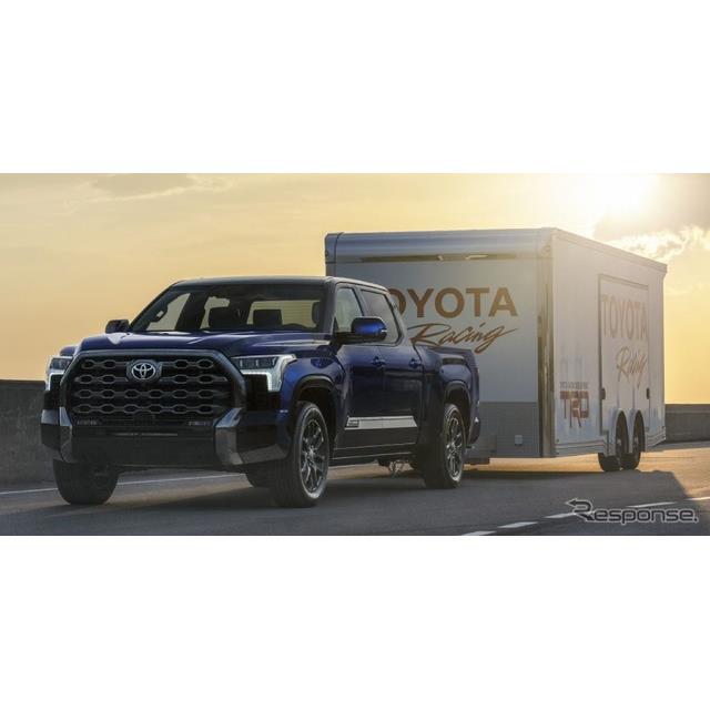 トヨタ自動車の米国部門は8月22日、大型ピックアップトラック『タンドラ』（Toyota Tundra）の2024年モデル...