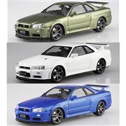 青島文化教材社 1/24 プリペイントモデル No.3-B ニッサン BNR34