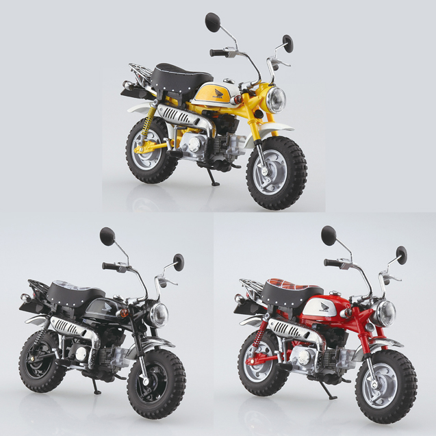 ホンダ「モンキー」2009年発売インジェクション仕様が1/12スケールで登場、3色展開