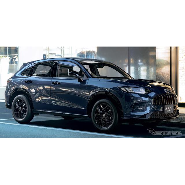 ホンダは、ミドルサイズSUV『ZR-V』に特別仕様車「ブラックスタイル」を設定し、2024年夏に発売する。これ...