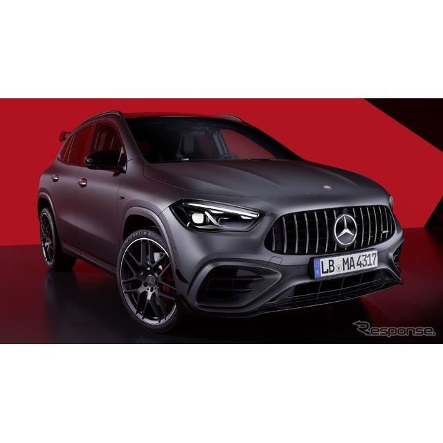 メルセデスベンツは10月12日、小型SUV『GLA』の高性能モデル、メルセデスAMG『GLA 45 S 4MATIC+』（Mercede...