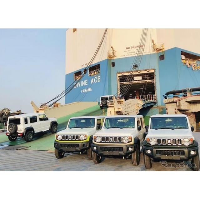 スズキのインド子会社のマルチスズキは10月11日、小型SUV『ジムニー5ドア』（Suzuki JIMNY 5 door）の輸出...