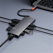 PD�Ή� Type-C 9in1 �A���~�h�b�L���O�X�e�[�V���� UD-C05