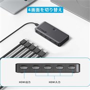 Anker HDMI Switch�i4-in-1 Out, 4K HDMI�j