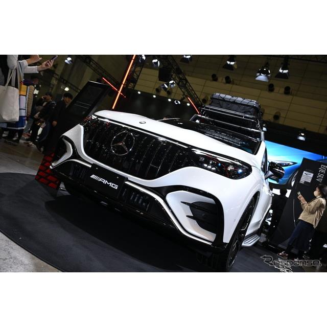 メルセデス・ベンツ日本は東京オートサロン2024で、メルセデスAMG『EQE 53 4MATIC+ SUV』を展示した。同車...