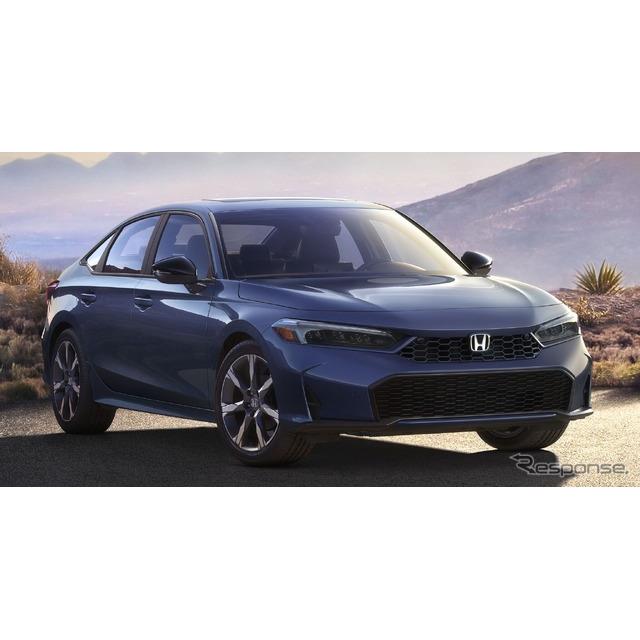 ホンダの米国部門は5月21日、2025年モデルの『シビック』（Honda Civic）を発表した。ハッチバックだけでな...