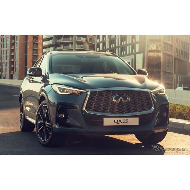 日産自動車の海外向け高級車ブランドのインフィニティ（INFINITI）は7月9日、SUVクーペ『QX55』の2025年モ...