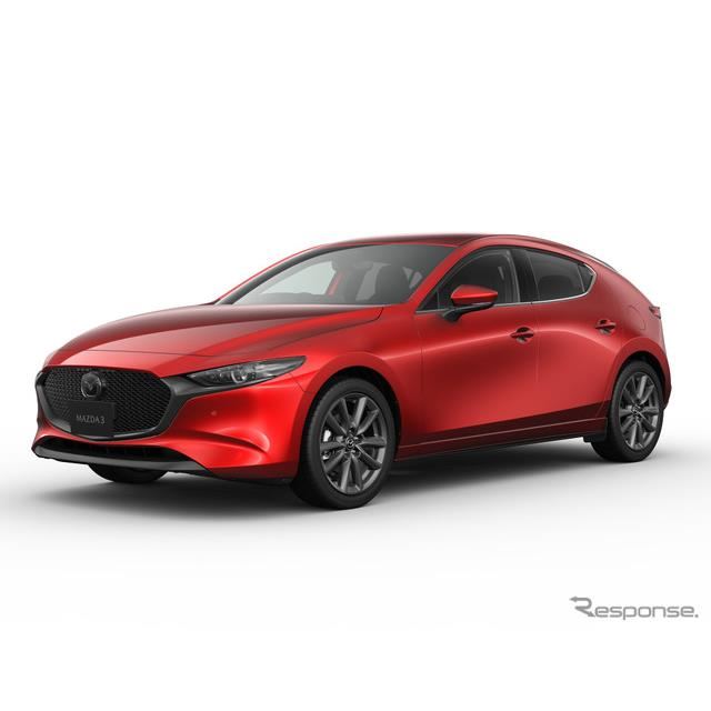 マツダは8月1日、『MAZDA3（マツダスリー）』改良新型について、全国のマツダ販売店を通じて予約受注を開始...