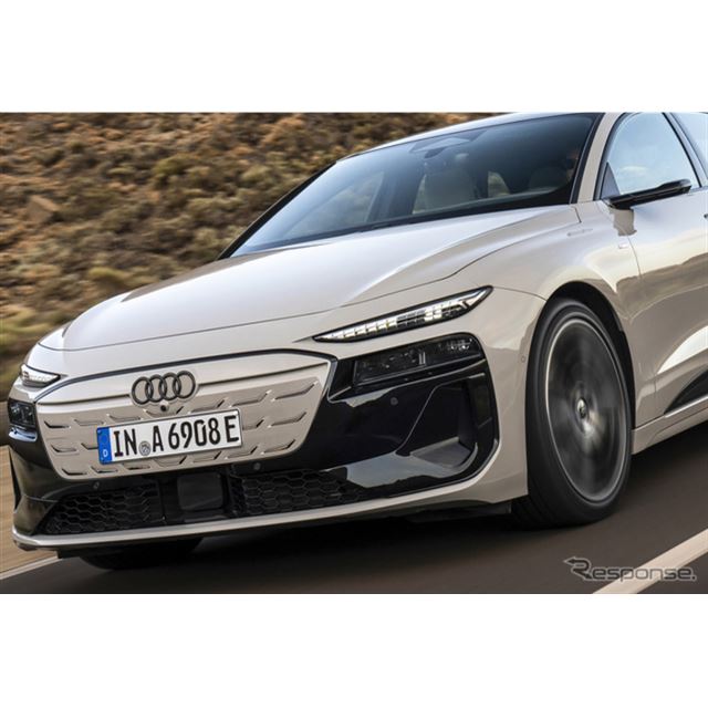 アウディは、新型EV『A6 e-tron』にプレミアムプラットフォームエレクトリック（PPE）向けに特別開発された...