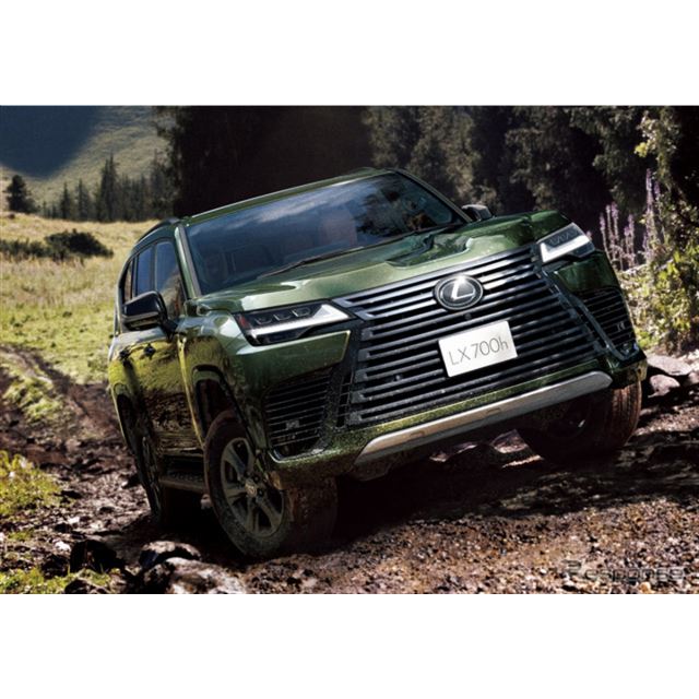 レクサスは、フラッグシップSUV『LX』に「LX700h」を追加し、3月24日に発売すると発表した。LXシリーズで初...