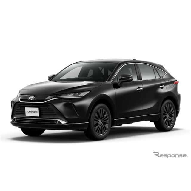 トヨタの人気クロスオーバーSUV『ハリアー』が一部改良、さらにブラックの外装パーツを基調とした特別仕様...