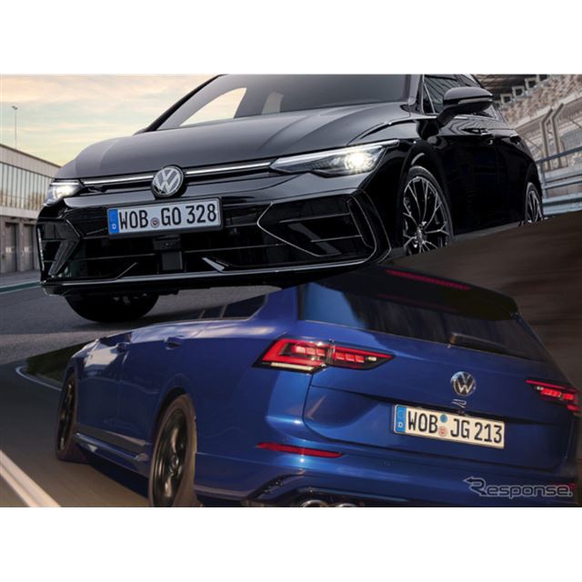 フォルクスワーゲン（VW）は6月20日、『ゴルフ』の高性能モデル『ゴルフR』および『ゴルフRヴァリアント』...