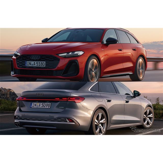 アウディジャパンは24日、プレミアムミッドサイズの『A5』/『A5 アバント』にTDI直噴ターボディーゼルハイ...