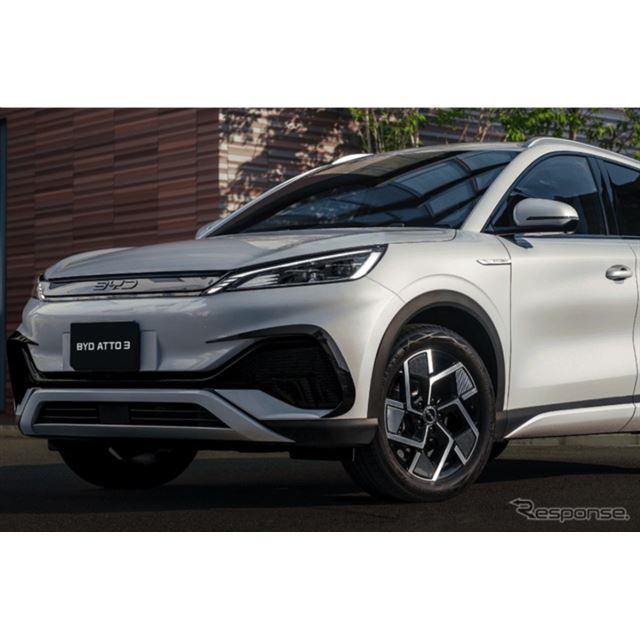 BYD Auto Japan�́A�~�h���T�C�Y�̓d�C�����ԁwATTO 3�x�ɁA���Аݗ�3���N���L�O�������ʌ���ԁuBlack Sty...