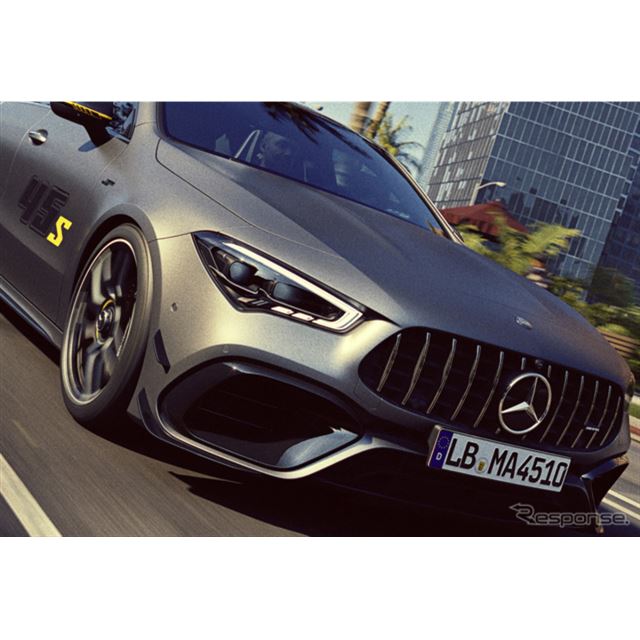 ベンツ CLA45S AMG エンブレム C118 マットブラック　艶消し黒 ベンツ CLA45S AMG エンブレム C118 マットブラック 艶消し黒