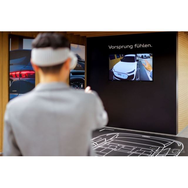 �A�E�f�B �W���p����MID ALFA�́AAudi City ����ɂ����ăA�E�f�B�̐V�^�d��SUV�wQ6 e-tron�x�̃o�[�`����...