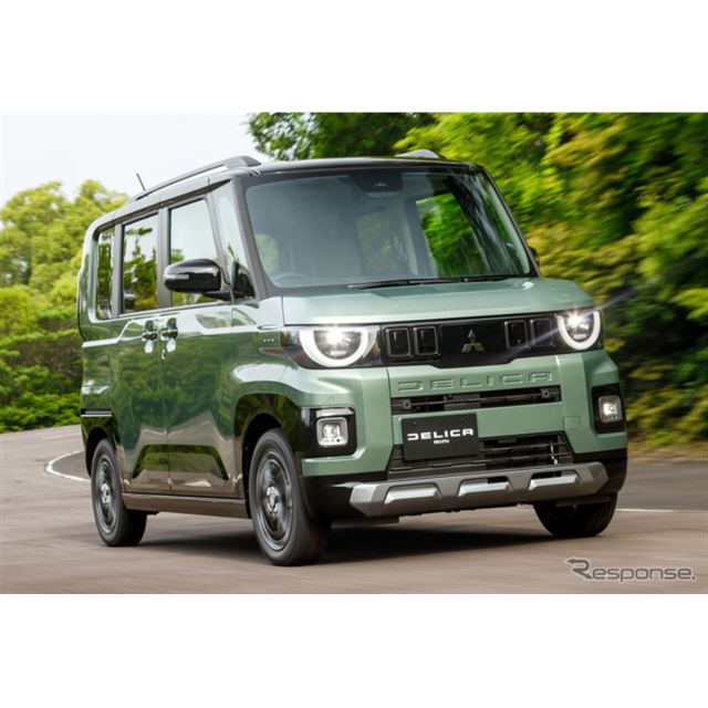 三菱自動車は22日、軽スーパーハイトワゴン『デリカミニ』をフルモデルチェンジすると発表した。親しみやす...