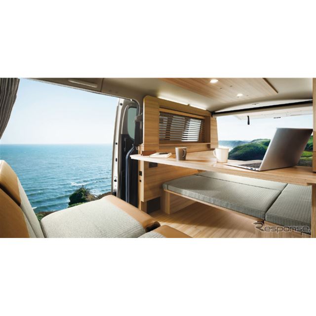 日産自動車は10月16日、『キャラバン MYROOM』を一部仕様向上すると発表した。12月15日に発売し、価格は576...