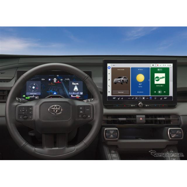 トヨタ自動車の米国部門は、車載技術の新たな基準となる新世代トヨタオーディオマルチメディアシステムを発...