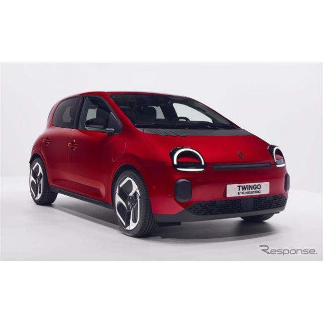 ルノーはコンパクトカー『トゥインゴ』新型を欧州で発表した。4代目はEVとなり、『トゥインゴE-Techエレク...