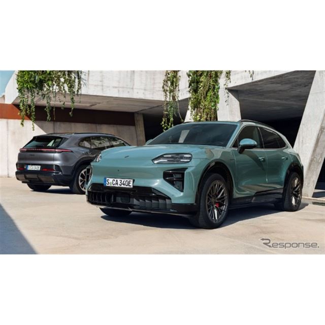 ポルシェジャパンは、フル電動モデルとなった『カイエン・エレクトリック』および『カイエン・ターボ・エレ...