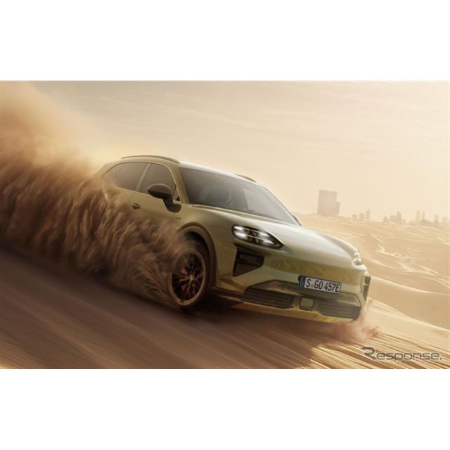 ポルシェは、ドバイの都市景観を背景に「アイコンズ・オブ・ポルシェ」フェスティバルを開催し、SUV『カイ...